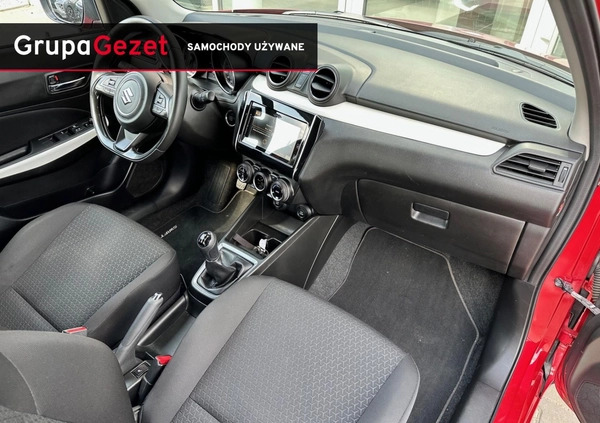 Suzuki Swift cena 57900 przebieg: 75500, rok produkcji 2019 z Sompolno małe 46